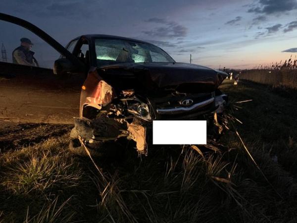 Вблизи Георгиевска водитель «Гранты» попал в аварию и сбежал с места происшествия